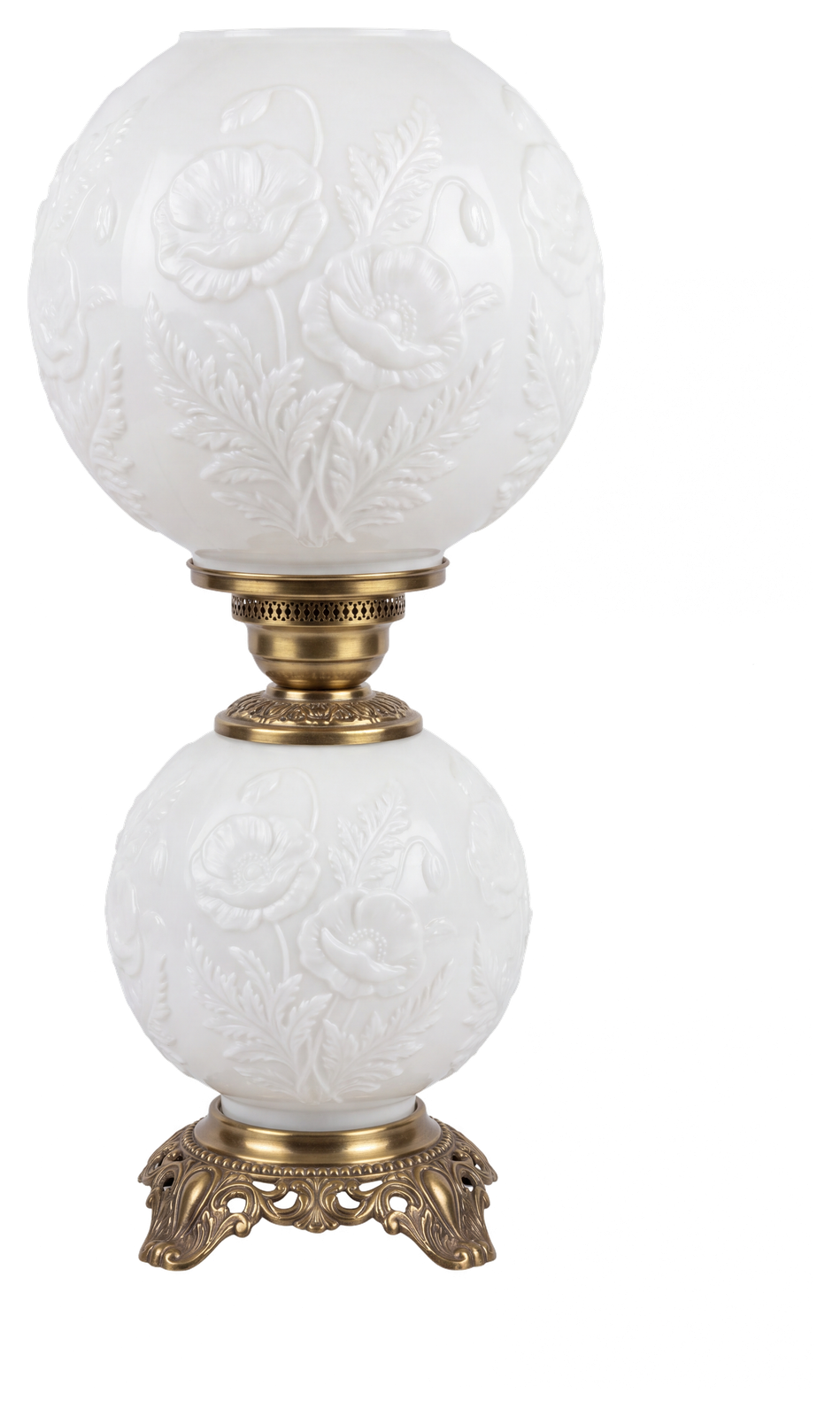 Fenton Poppy Hurricane Lamp