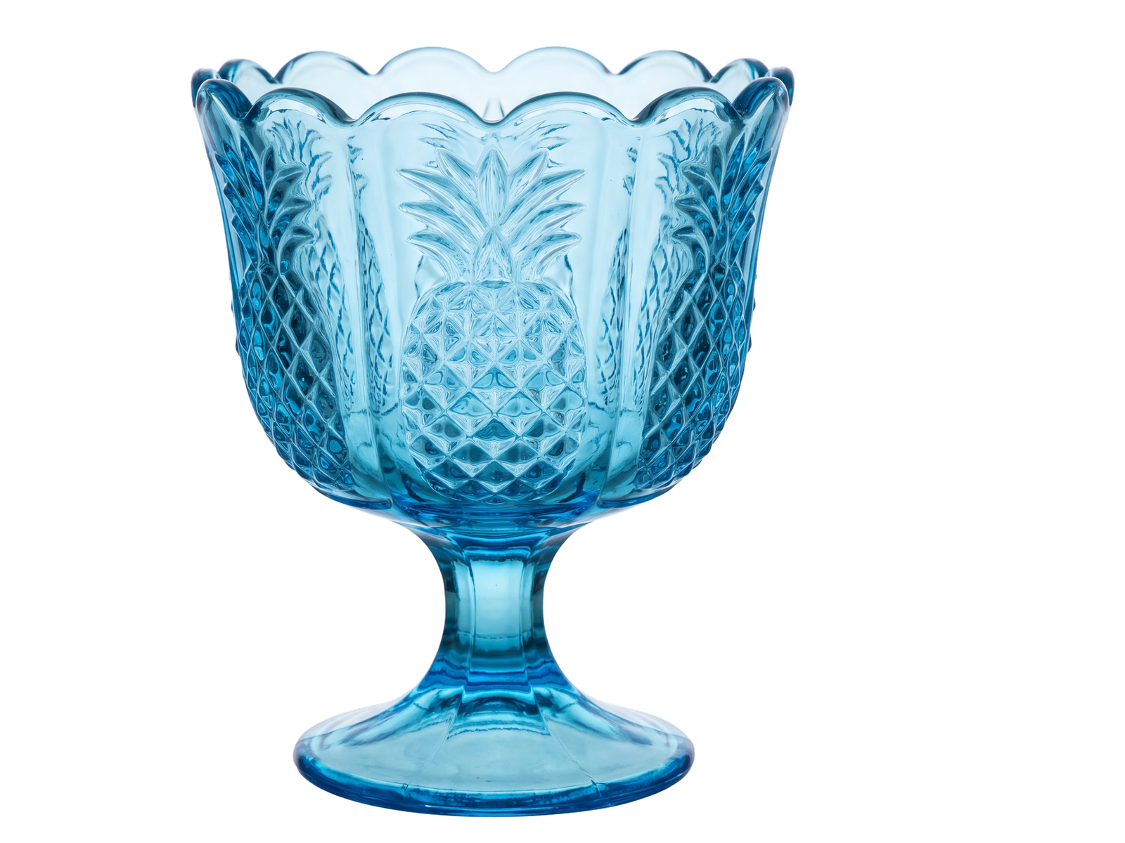 Fenton Colonial Blue compote