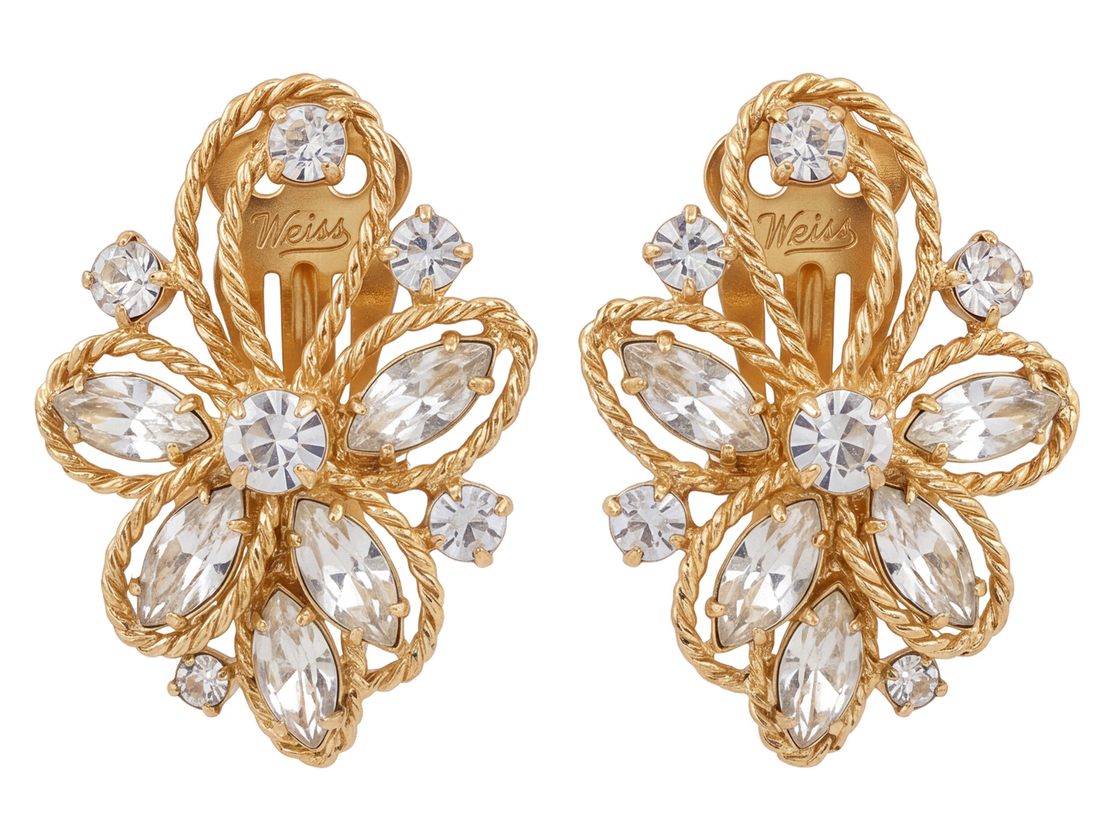 Weiss Clip-On Earrings