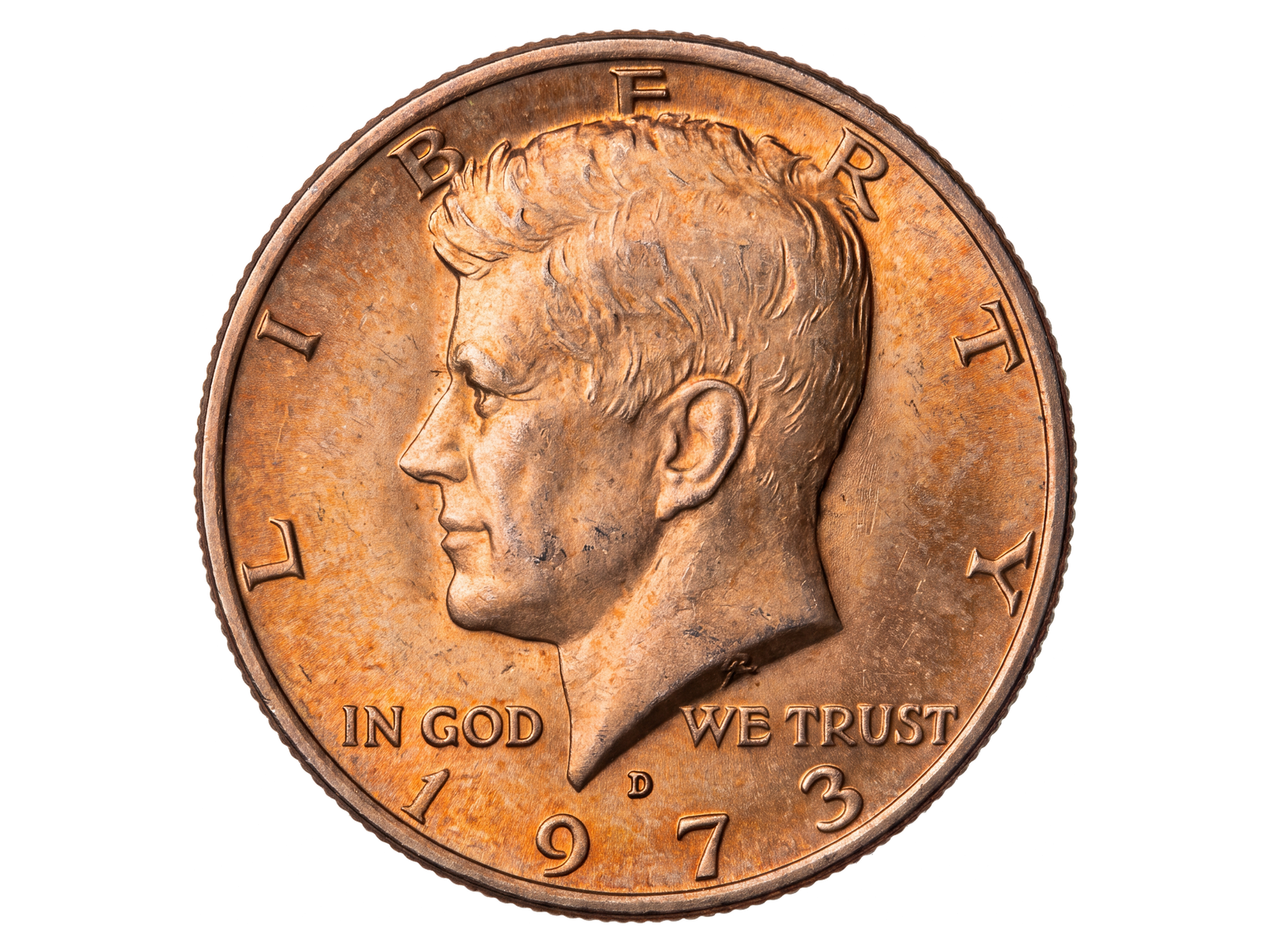1973-D Kennedy Half Dollar Coin