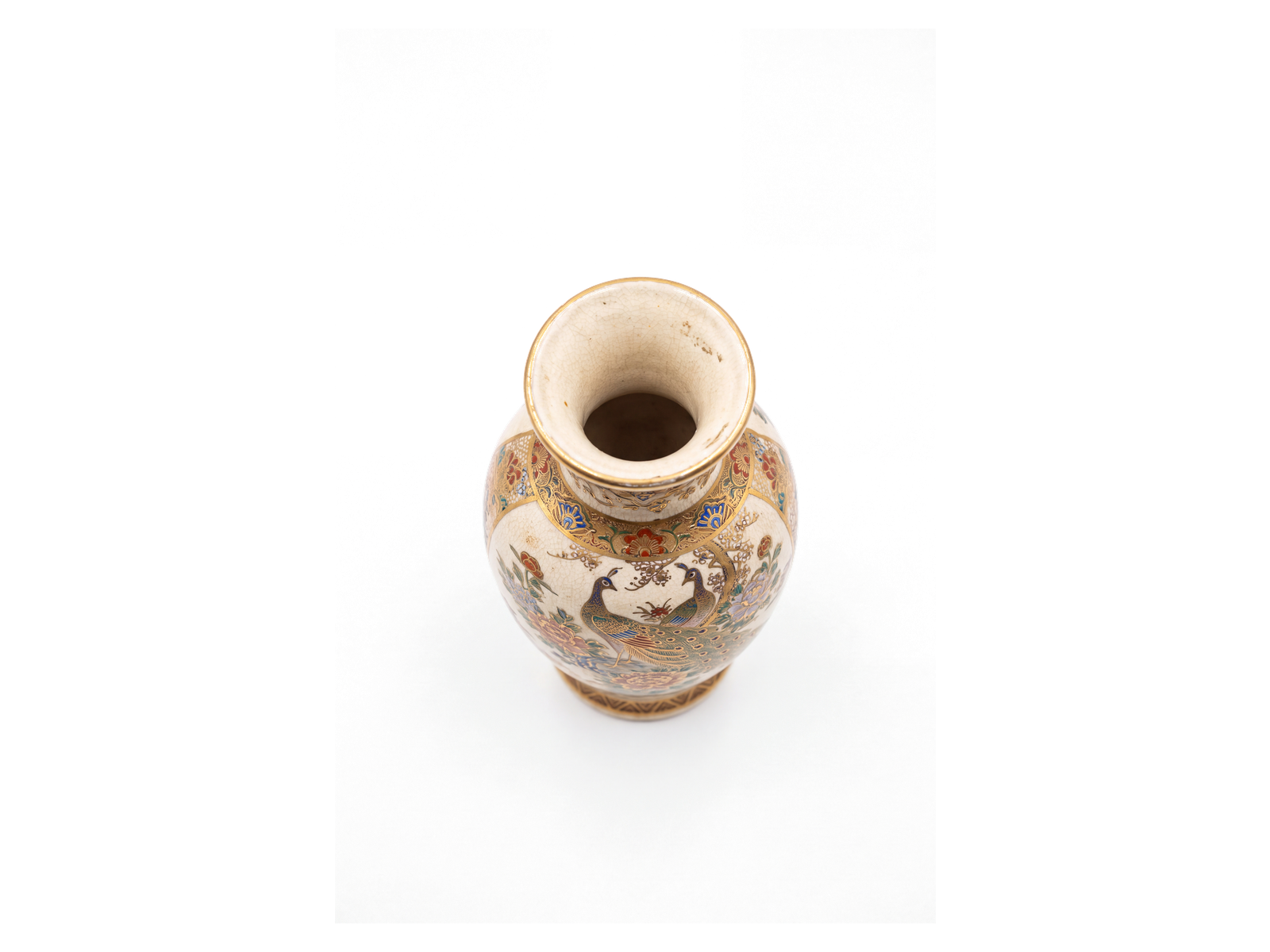 Satsuma Style Porcelain Vase